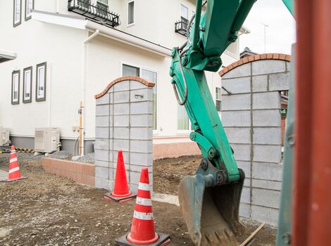 外構工事の現場