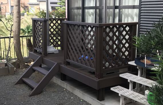 ウッドデッキの塗装・取付けをお考えの方はインテルナアカイワで！
